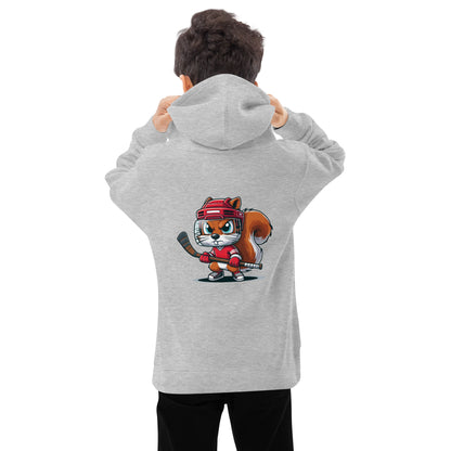 Angry Squirrel Kids fleece hoodie