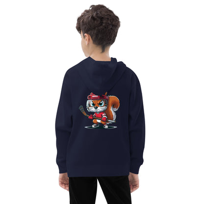 Angry Squirrel Kids fleece hoodie