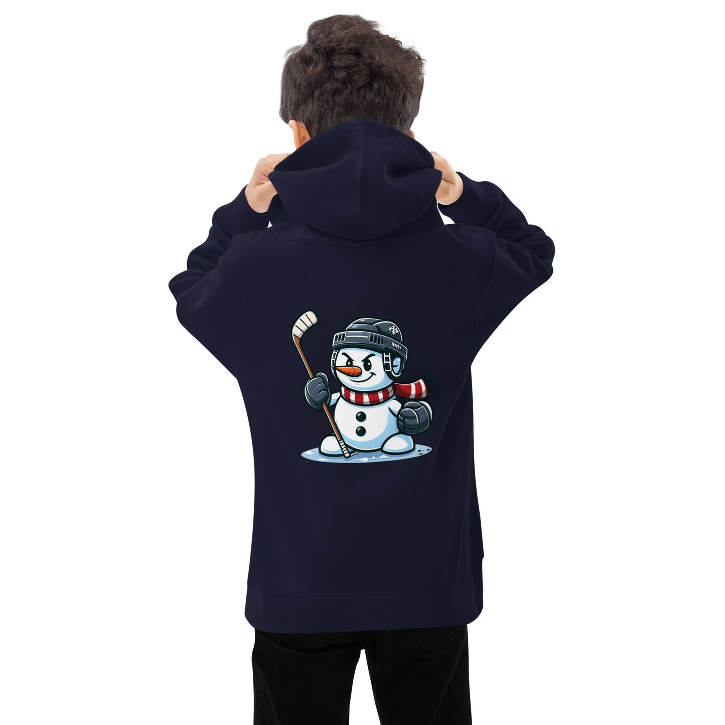 Snowman Fleece Hoodie