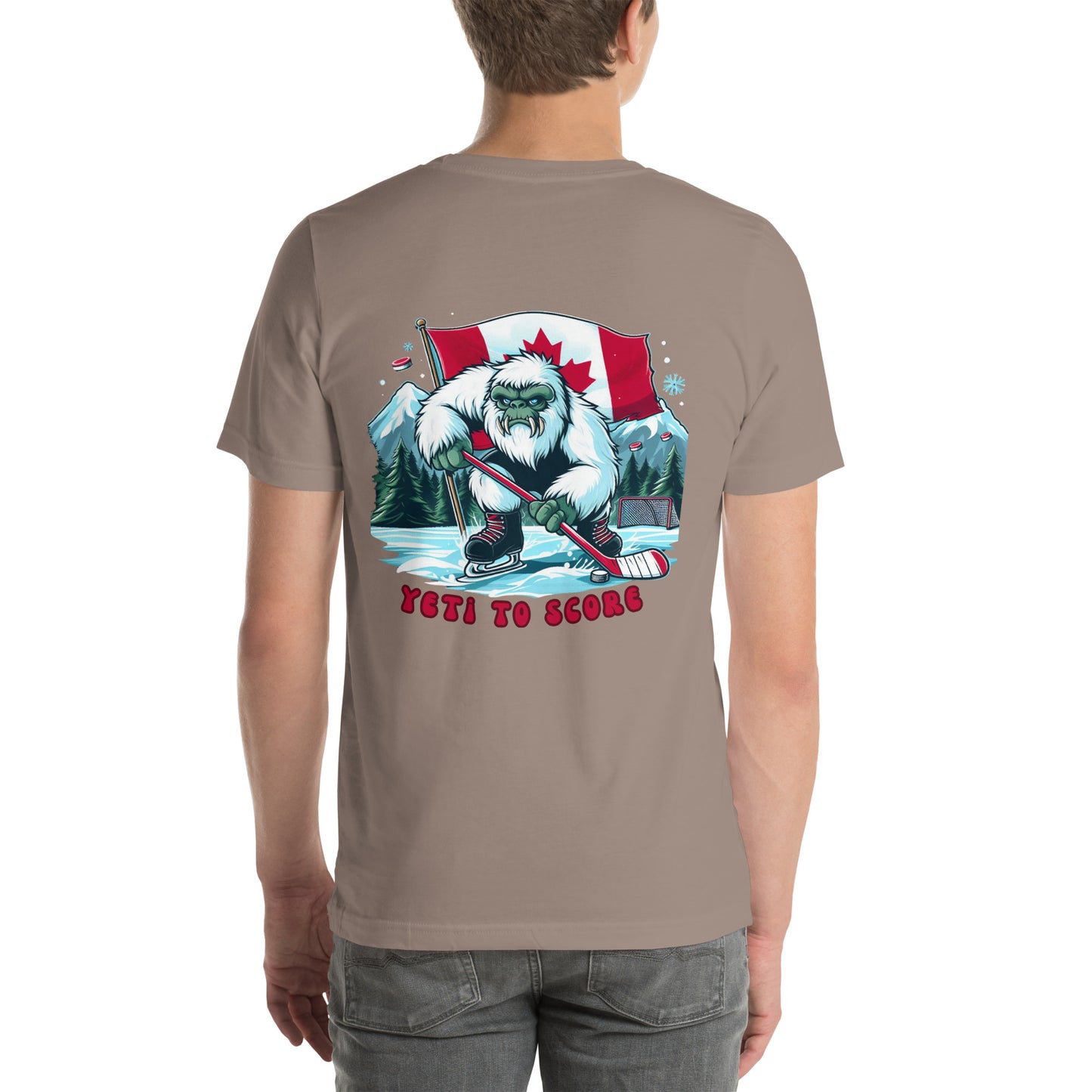 Yeti to Score unisex t-shirt