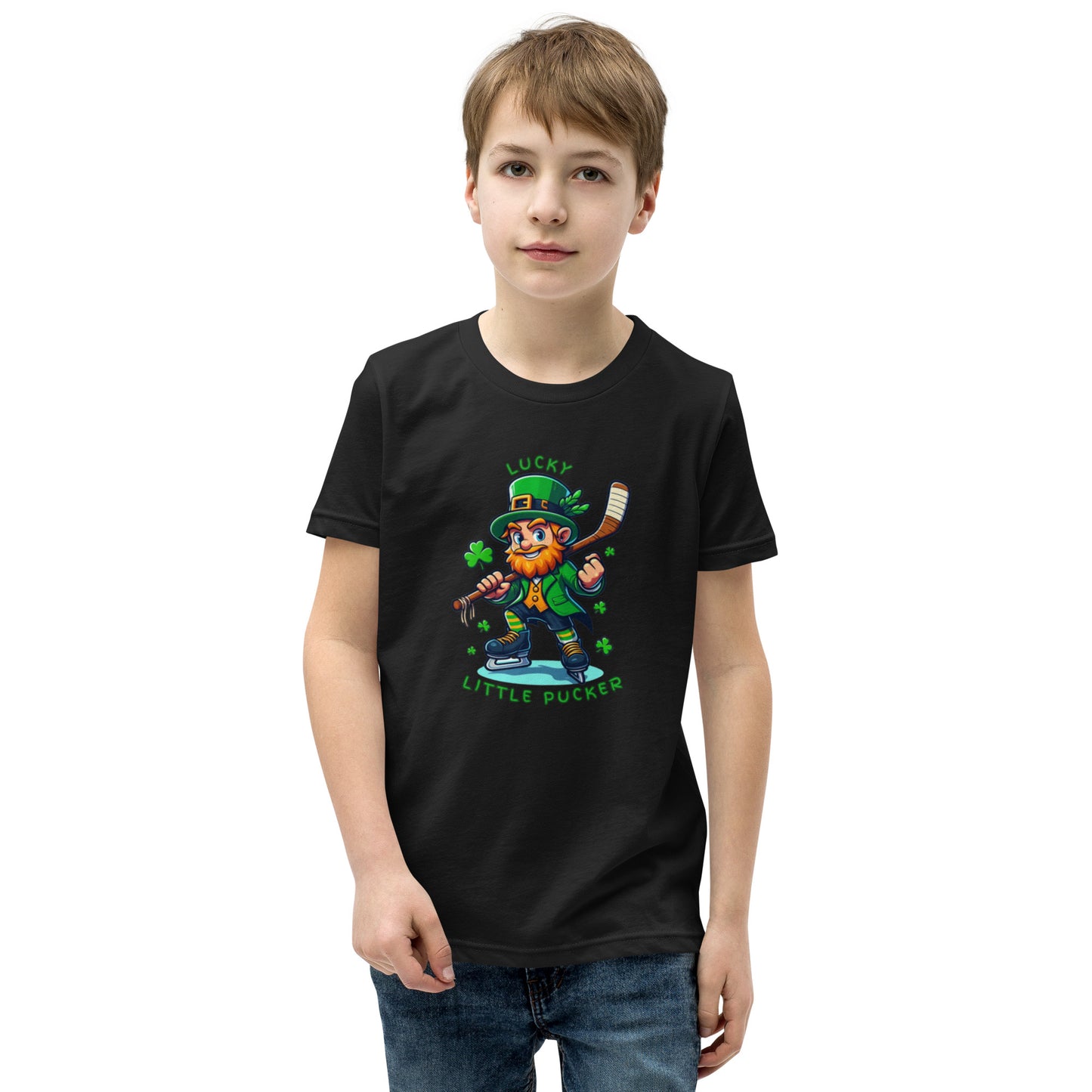 Lucky Little Pucker Youth Short Sleeve T-Shirt