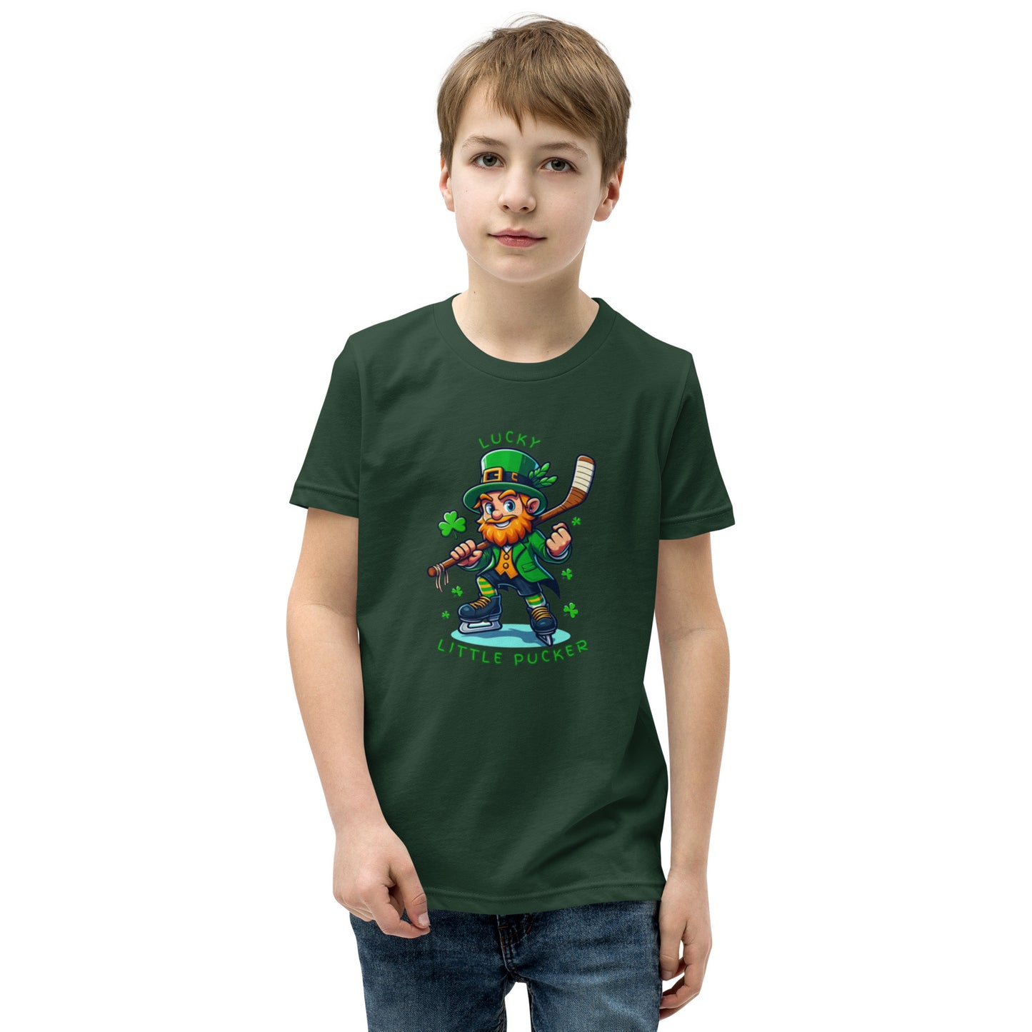 Lucky Little Pucker Youth Short Sleeve T-Shirt