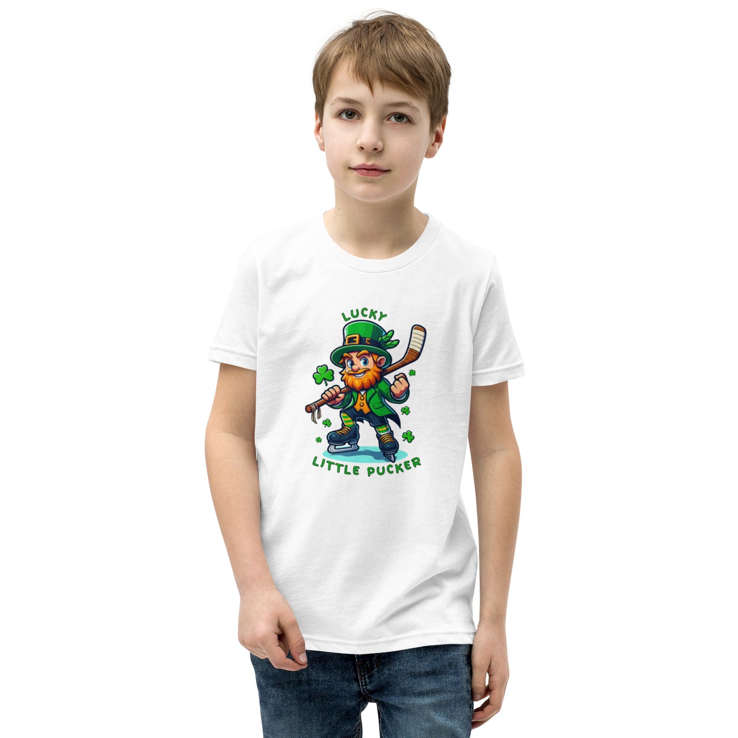 Lucky Little Pucker Youth Short Sleeve T-Shirt